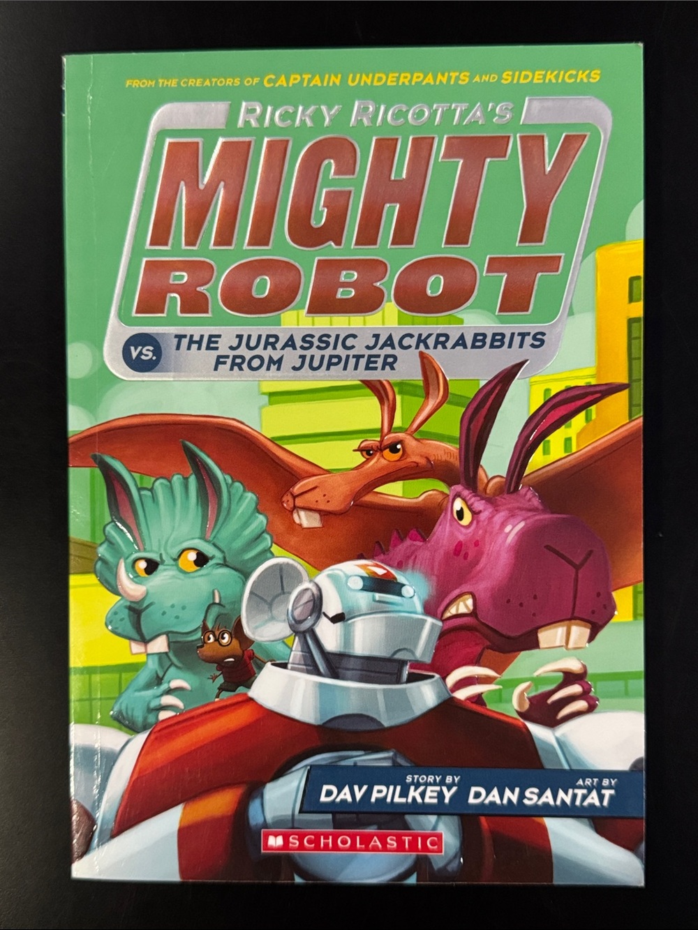 Ricky Ricotta’s Mighty Robot vs. The Jurassic Jackrabbits from Jupiter - Novel